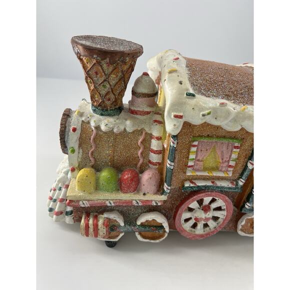 Cracker Barrel Fiber Optic Lighted Christmas Express Train Ginger Bread Holiday - Picture 6 of 16